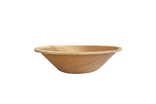 4.5" Round Palm Leaf Bowl