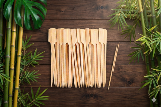 Small Bamboo Skewers, Paddle (12cm)