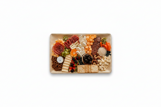 10" x 14″ Areca Palm Leaf Rectangle Serving Tray