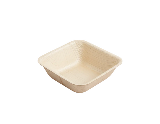 5" Square Palm Leaf Bowl (500ml)