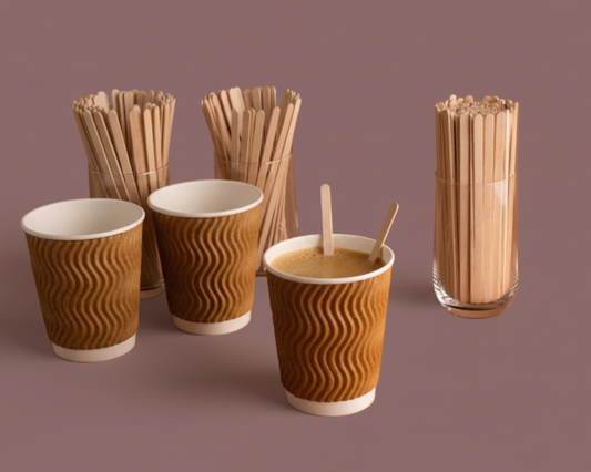 Wooden Coffee Stirrers, Regular (14cm)