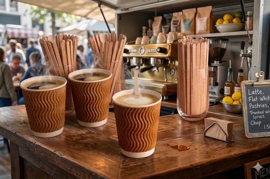 Wooden Coffee Stirrers, Regular (14cm)