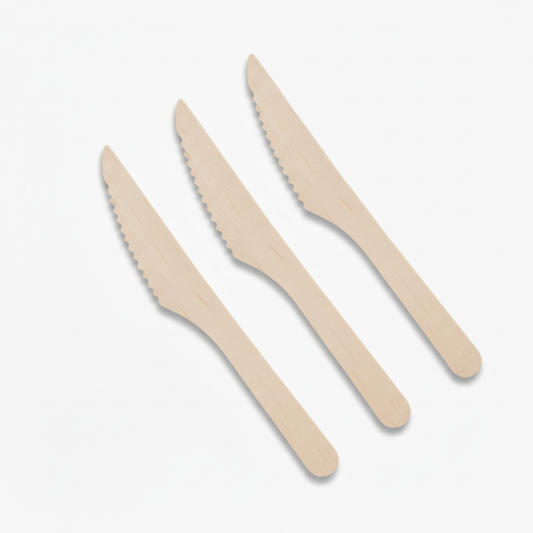 Disposable Wooden Knives (16cm)