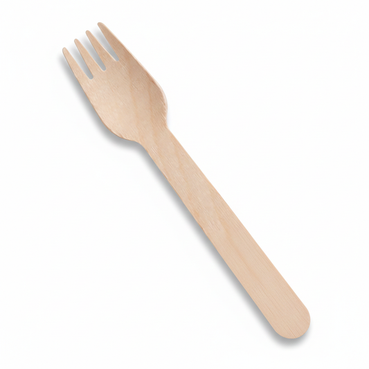 Disposable Wooden Forks (16cm)