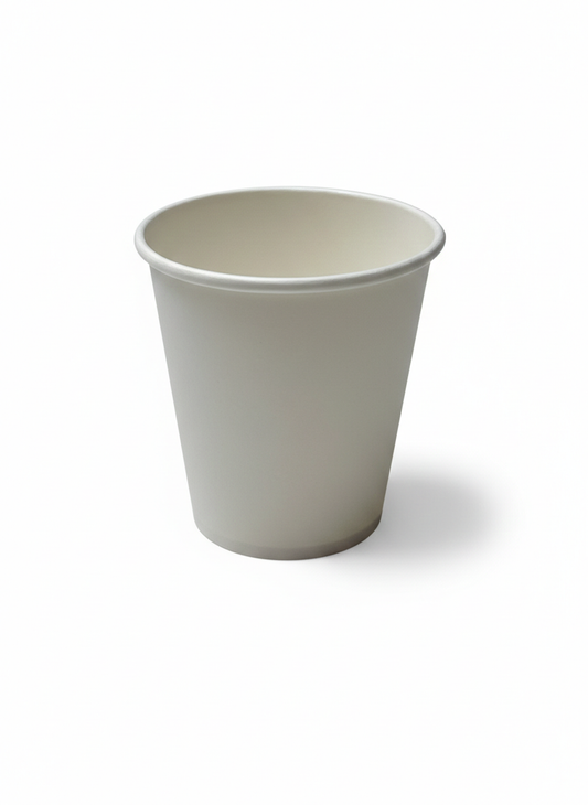 7oz White Single Wall Paper Cups (Without Lids)