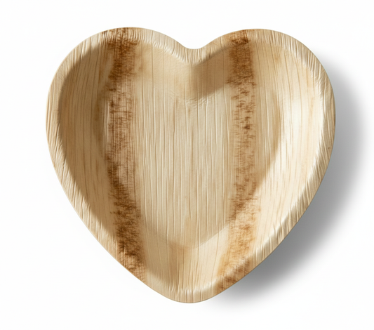 Heart Shape - Palm Leaf Bowl