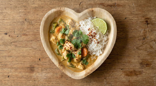 Heart Shape - Palm Leaf Bowl
