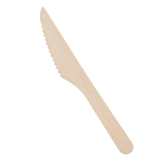 Disposable Wooden Knives (16cm)